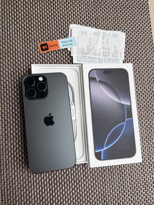 24М ГАР! 512Gb*ЛИЗИНГ* iPhone 16 Pro Max Black Titanium / Гаранция