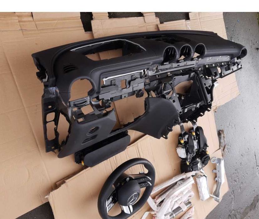 Mercedes Benz GLC x254 kit airbag - plansa bord HUD - set centuri