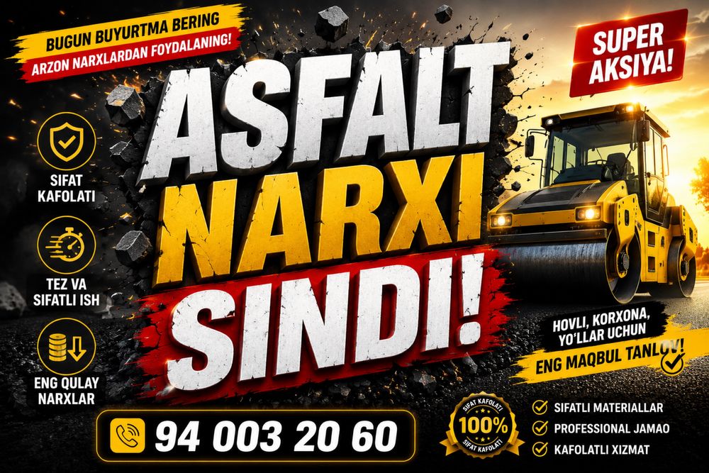 Asfalt qilamiz sifatli