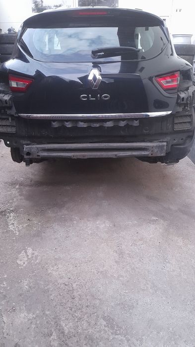 Haion Cu Luneta Stopuri Portbagaj Spate Complet Renault Clio 4 Hatchback Scurt Negru