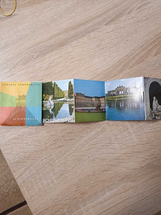 Miniatura Palatul Schonbrunn Vienna Austria carti postale ilustrate