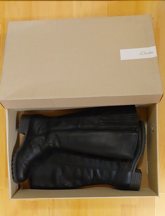 Cizme Clarks Marana Trudy, piele naturala, noi