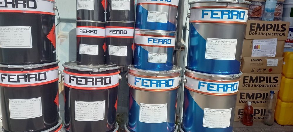 Эпоксидное покрытия для пола FERRO пр Турция кг-8 у.е