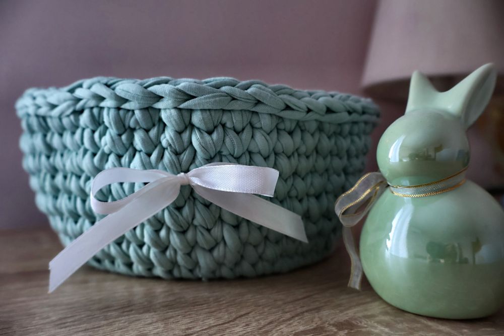 Ръчно изплетени панери