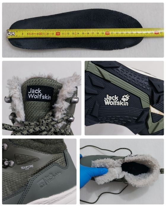 Ghete, bocanci Jack Wolfskin Everquest Texapore High khaki/sand, Nr.42