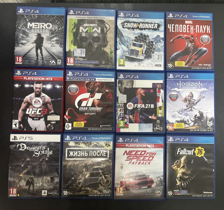Игры playstation 4 ,5