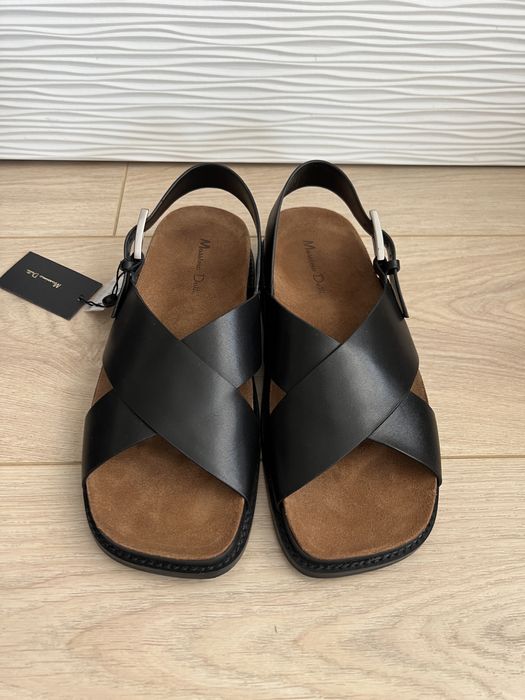 Кожени сандали Massimo Dutti