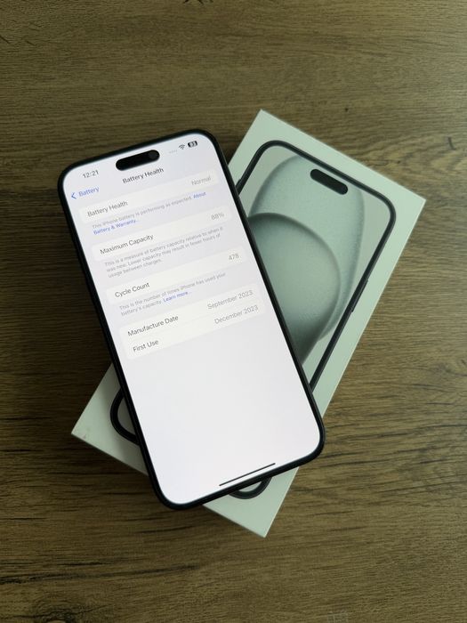 Iphone 15 plus 128gb black full box