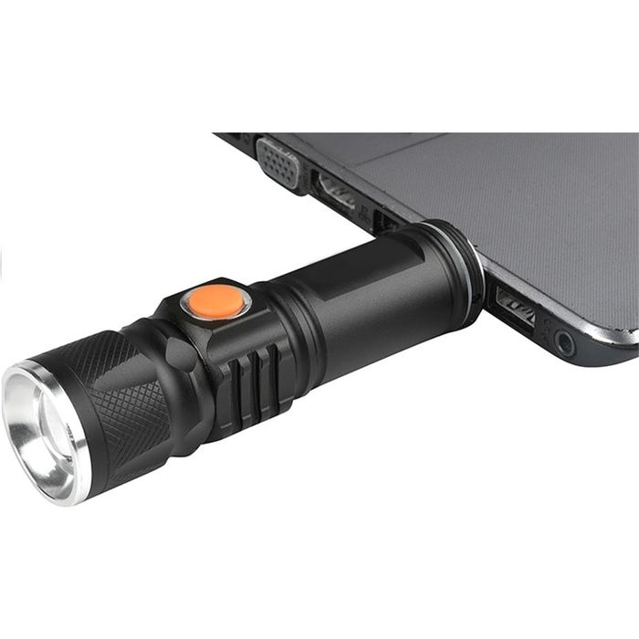 фенер мощен акумолатурен енергоспещяващ LED с USB без батерия