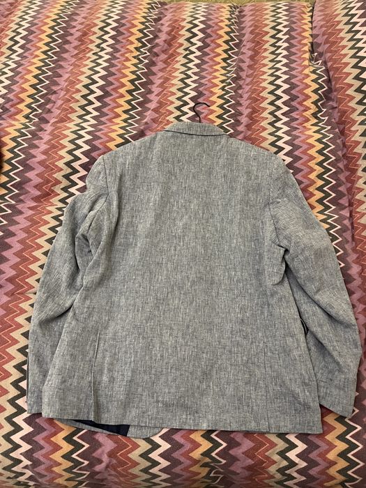 Мъжко сако с лен и памук