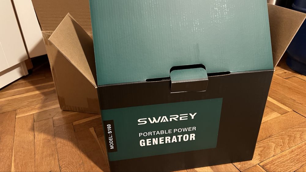 ПОСЛЕДНА Swarey S160 - 300W преносима соларна станция за къмпинг /риба