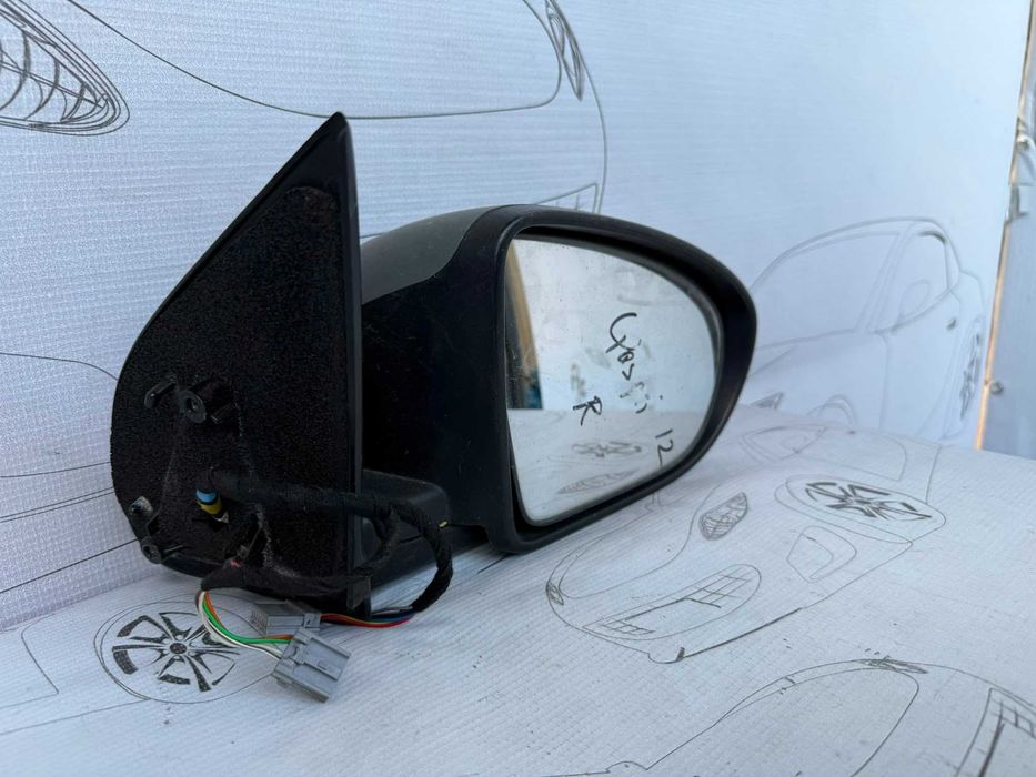 Oglindă Retrovizoare Dreaptă Electrică cu Rabatare 7 Pini Nissan Qashqai J10 96301BR24A / BR24A 2012 / [2006-2013] / (5B2)