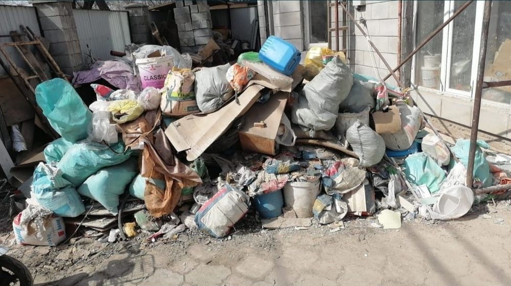 Вывоз строительного мусора в мешках