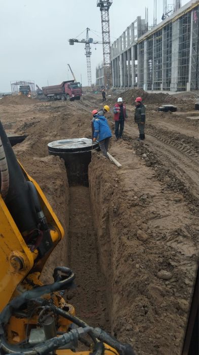 услуги экскаватор погрузчик