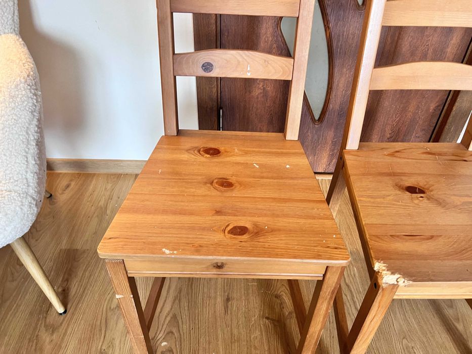 Дървена маса IKEA JOKKMOKK + 4 стола ПОДАРЪК