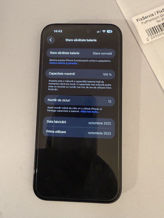Apple Iphone 15 plus 128gb 100% mobilfox