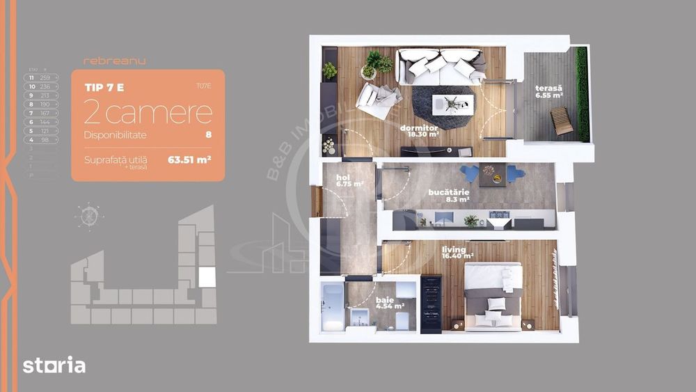 Liviu Rebreanu-Titan-Apartament 2 camere-Comision 0 — fotografia 1