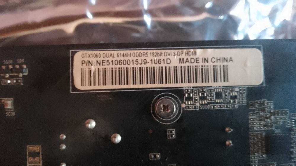 Продавам видеокарта GeForce GTX 1060 6GB