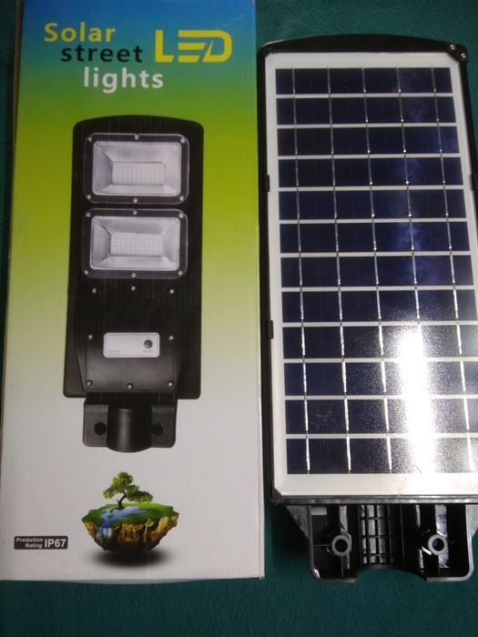 Прожектор на солнечной батареи 60W