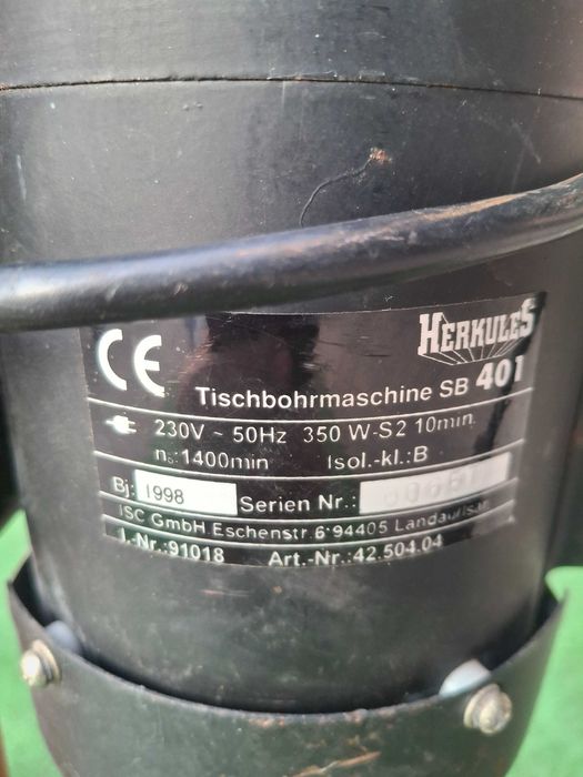 Настолна бормашина