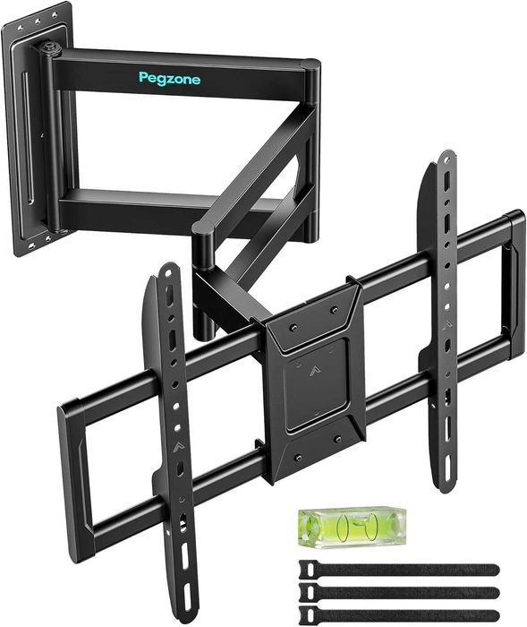Pegzone поставка за телевизор/монитор (стенен монтаж), 37–86”, VESA до 600x400, удължена 975 мм, товар до 50 кг