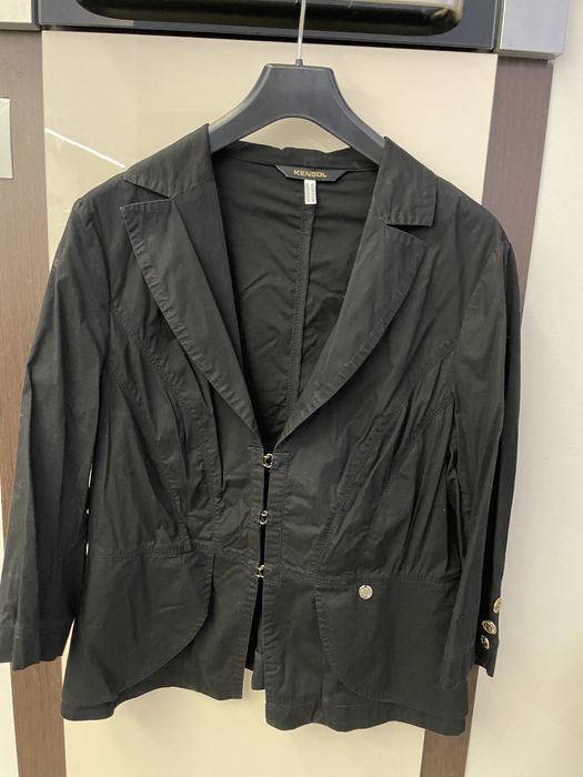 Черен летен костюм - панталон и сако на Кенсол /Kensol, 50-52