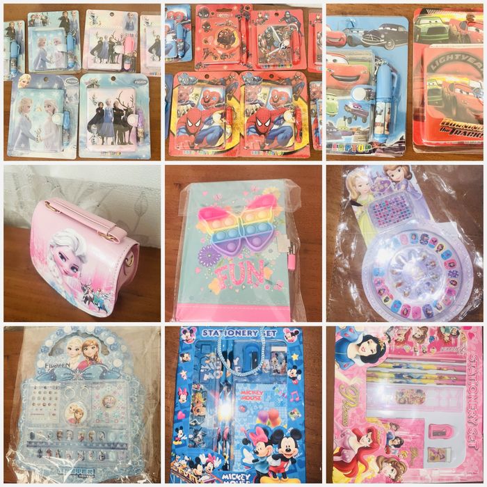 Чантички , протмонета, моливи- Стич, Елза и Анна, Спайдърмен