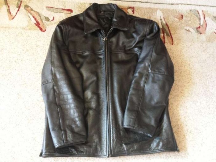 Естесвена кожа телешки бокс яке