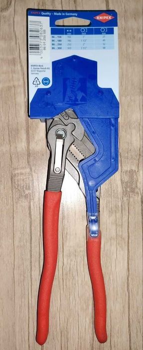 сантехник переставные клещи разводной ключ knipex 250мм новые