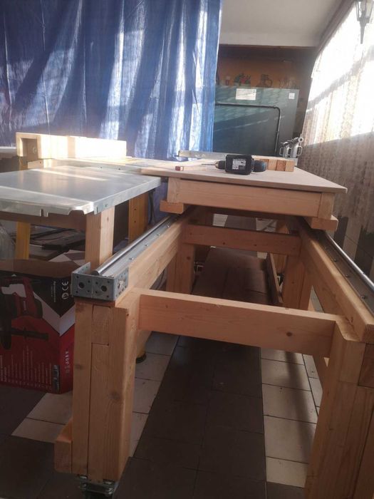 Професионално модифициран настолен циркуляр CIMEX с подвижна маса