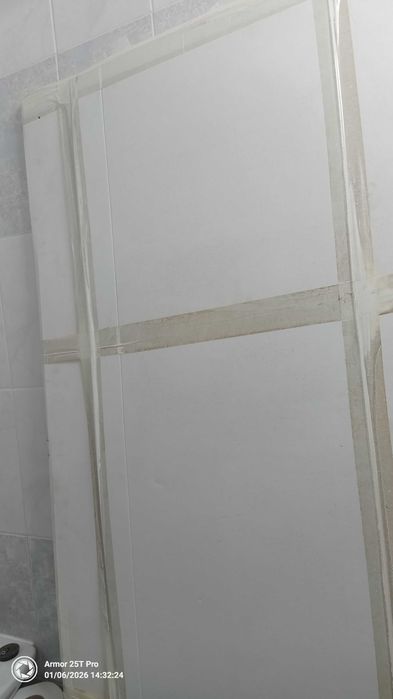 Стъклен параван за баня 70/200 см., прозрачен