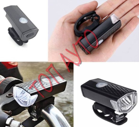 Комплект Презареждащи Фар + Стоп LED Колело Велосипед