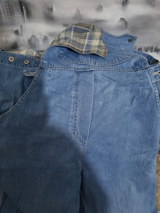 Джинсовый комбинезон для беременных