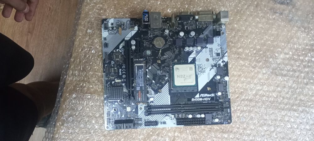 Kit placa de baza b450 m