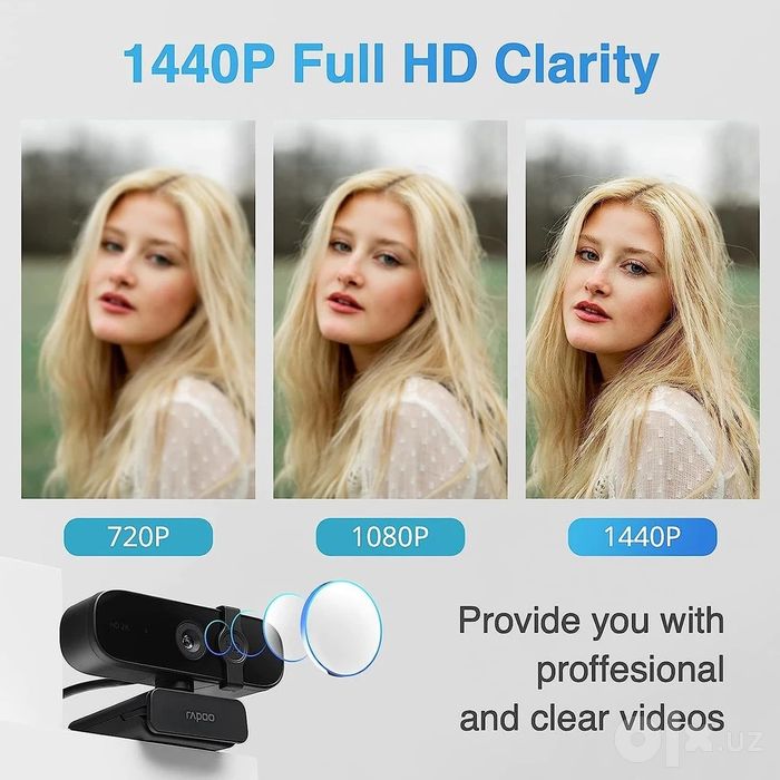 # Web Camera Rapoo C280 C260 C500AF Веб Камера 2K FullHD 1440p 30fps
