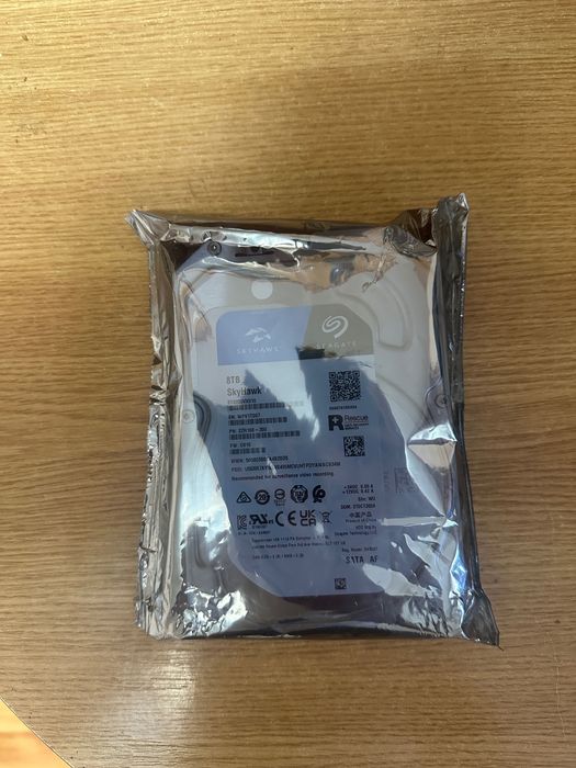 Hard Disk Seagate SkyHawk ST8000VX010, 8TB, 256 MB, 5400 RPM