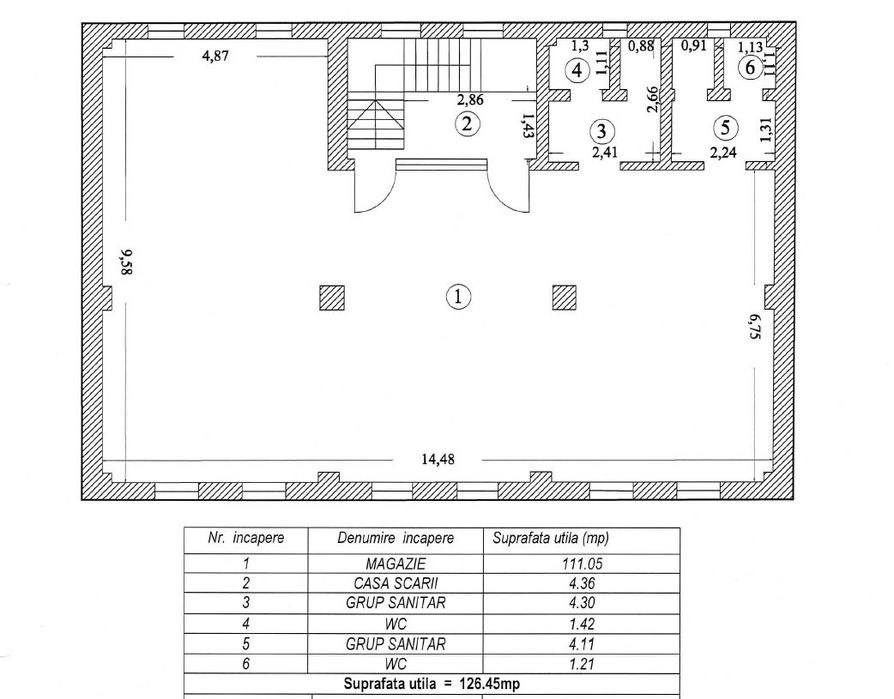 Spațiu multifuncțional 126mp | Mamaia Nord | Comision 0