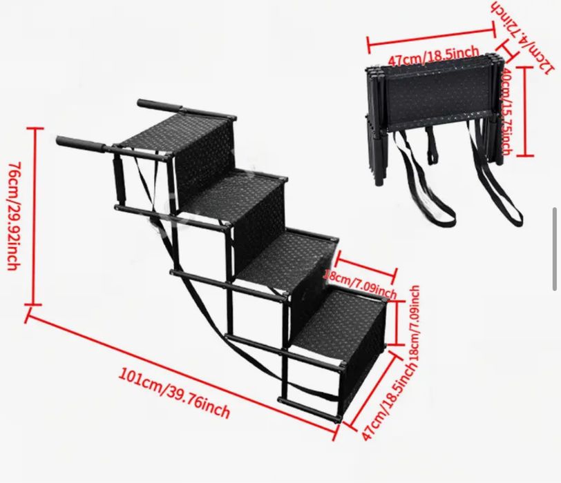 Метална стълба за кучета