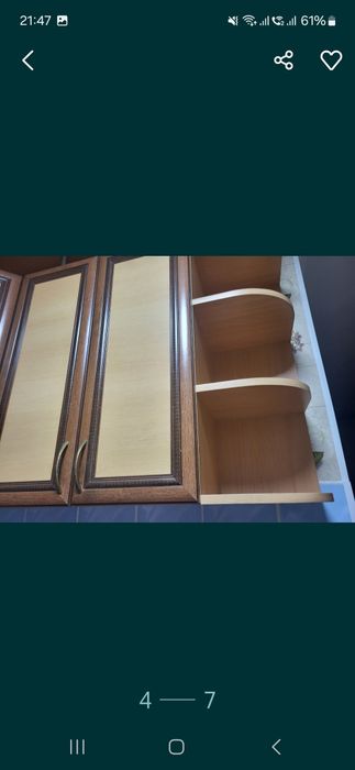 Продается кухонный гарнитур в нормальный состоянии.