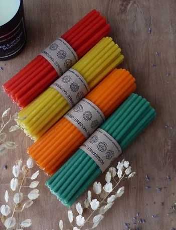 Свечи восковые, пчелинный воск