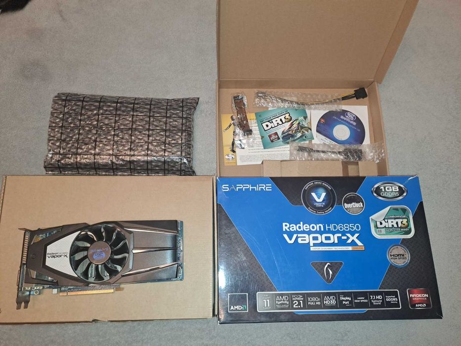 Placa Video Sapphire AMD Radeon HD 6850 Vapor-X, 1024MB, GDDR5 BOX