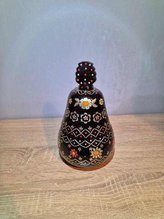 Дървена кутия за бижута с орнаменти, голяма