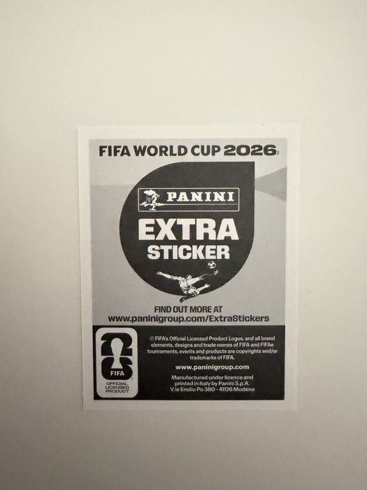 Extra sticker Achraf Hakimi Silver
