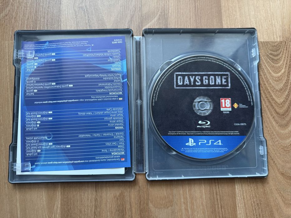 Days gone steelbook PS4 Playstation 4