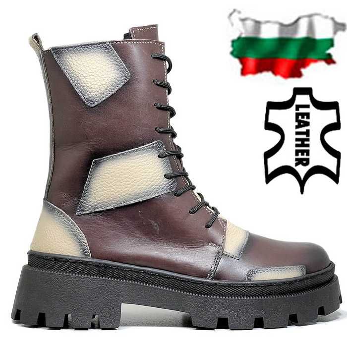 Дамски боти от ЕСТЕСТВЕНА кожа