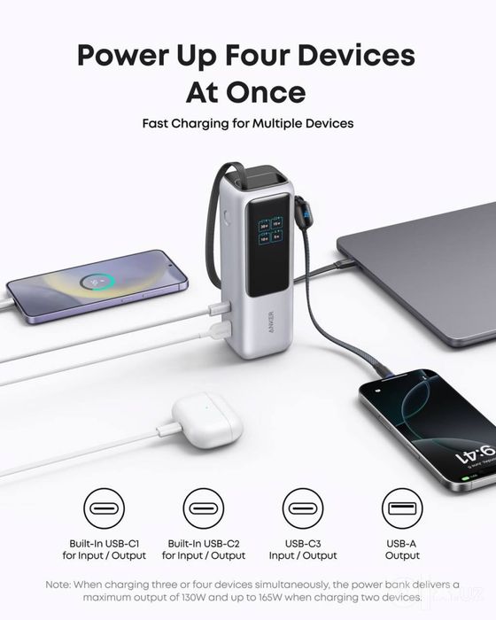 Anker Powebank 25000mAh 165W