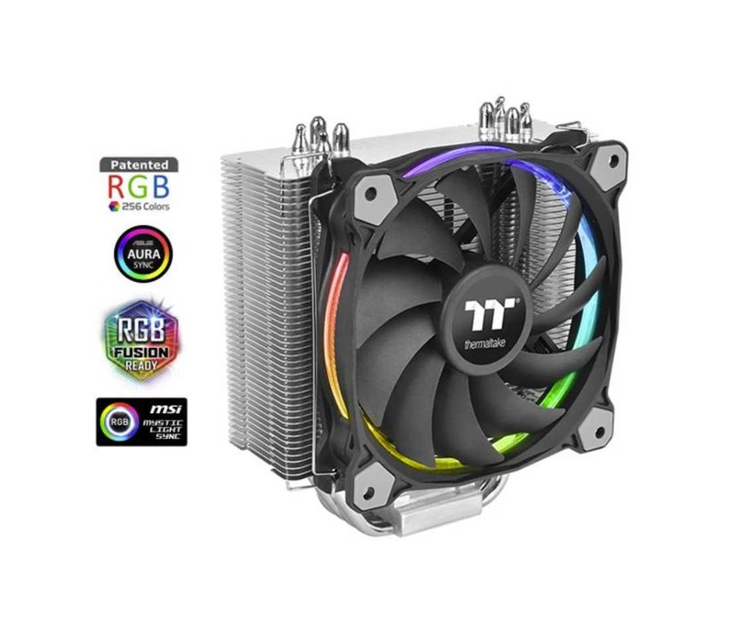 Кулер процессора Thermaltake Riing Silent 12 RGB Sync Edition (AM4)