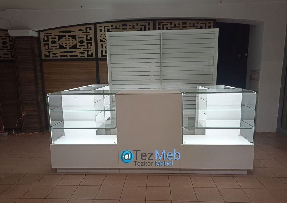 Mebel polka stellaj vitrina magazin doʻkon apteka uchun kerak