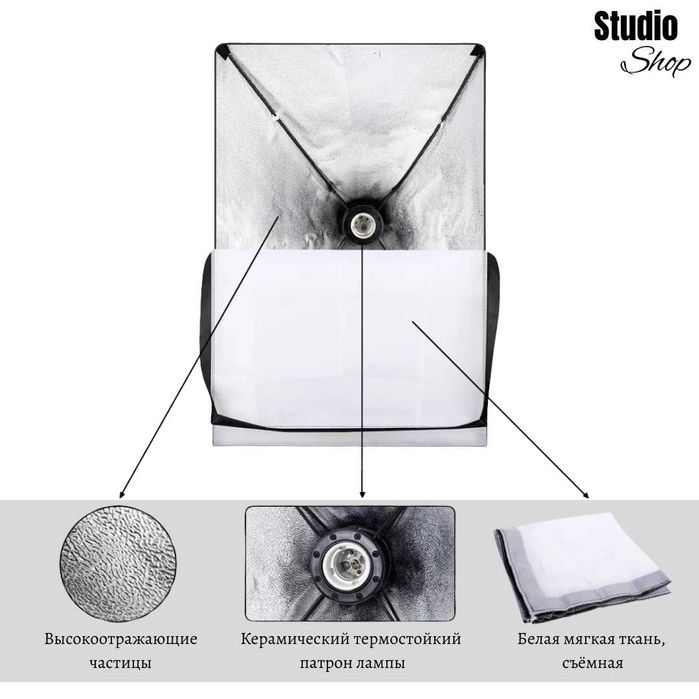 СРОЧНО! Продам Софтбокс с одной лампой