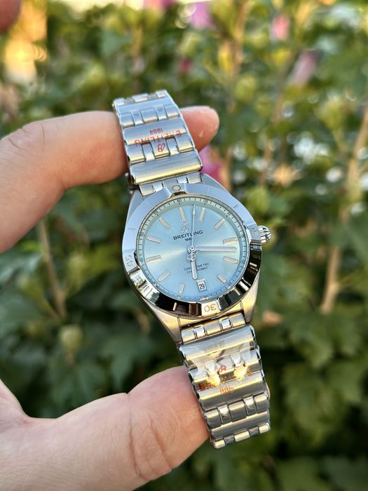 Breitling Chronomat  36,mm dial aquamarine